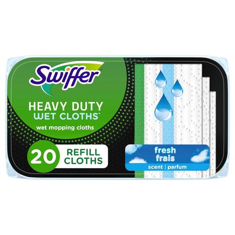 40 Swiffer Sweep + Mop Heavy Duty Wet Pad Refills