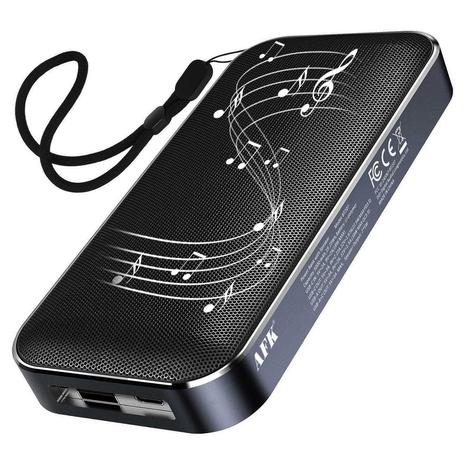 5000mAh Portable Fast Charging Power Bank w/ Bluetooth Speaker