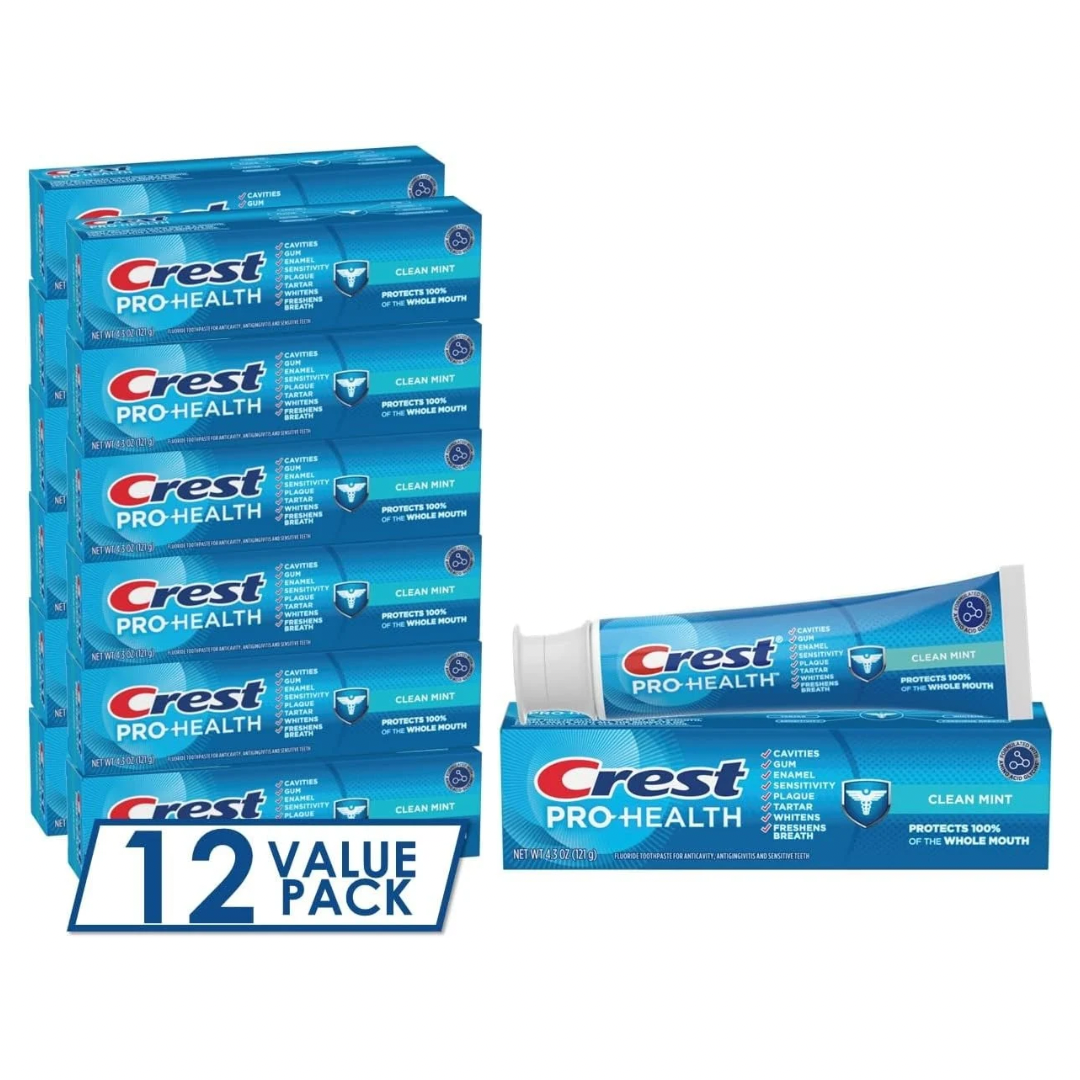 12-Pack Crest Pro Toothpaste