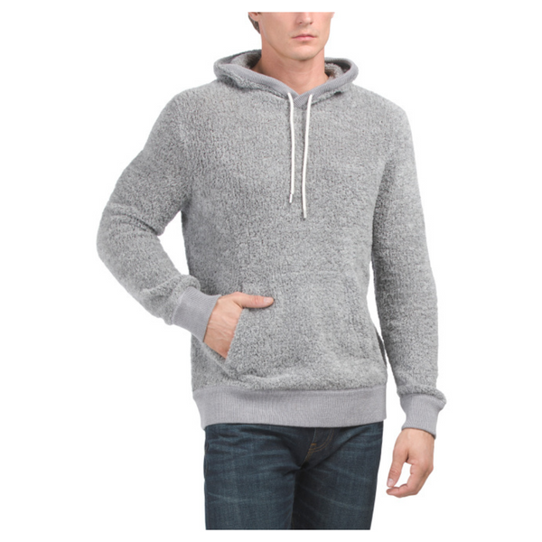 Brooks Brothers Wool Blend Pull On Hooded Sweater