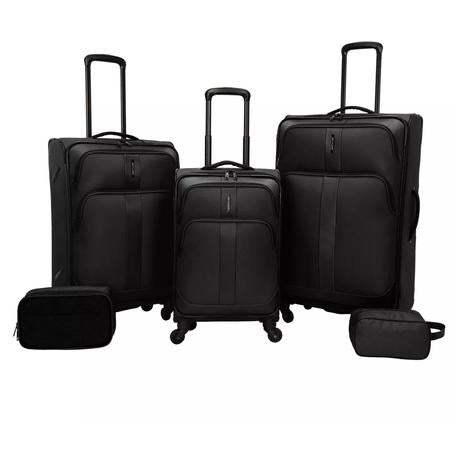 5-Piece Softside Spinner Luggage Set