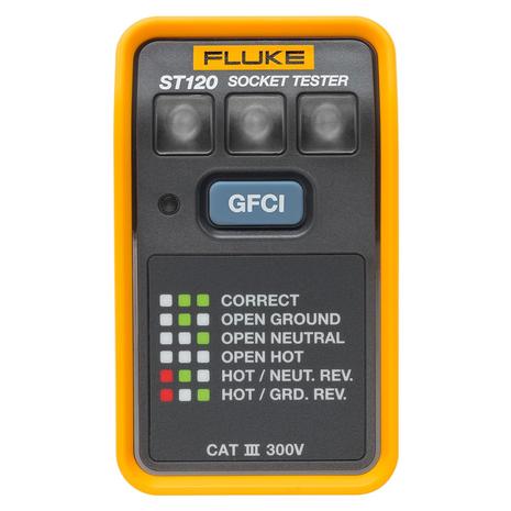 Fluke ST120 GFCI Socket Tester Without Beeper