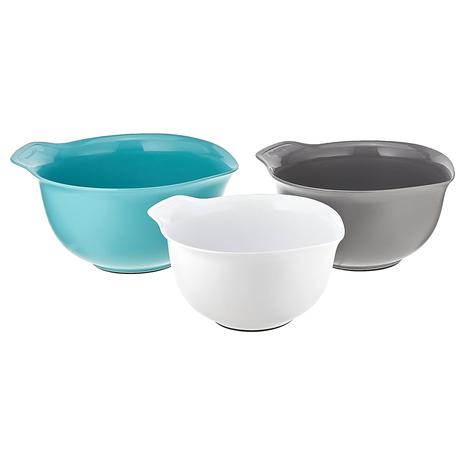 Set Of 3 KitchenAid Universal Nesting Plastic Mixing Bowls