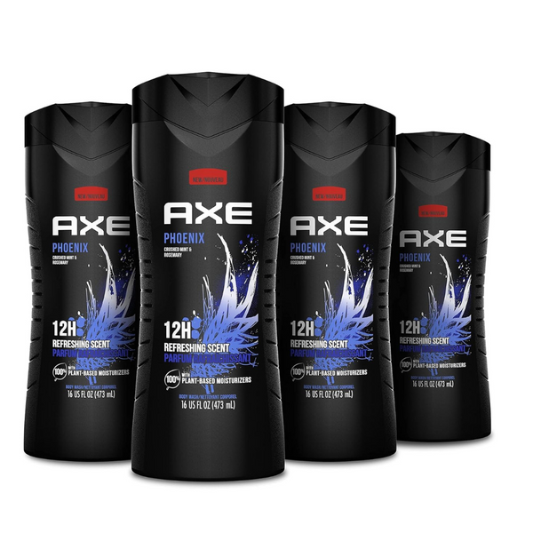 4 Bottles Of AXE Body Wash