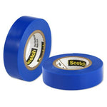 10 Rolls Scotch Safety Vinyl Blue Electrical Tape (1/2 in x 20 ft)