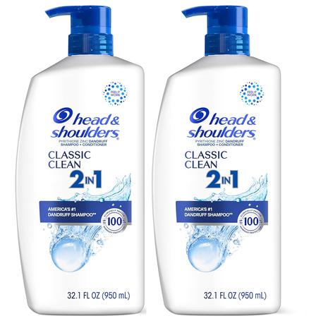 2 Big Bottles of Head & Shoulders Shampoo