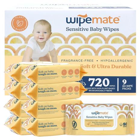 720 Water-Based Baby Wipes