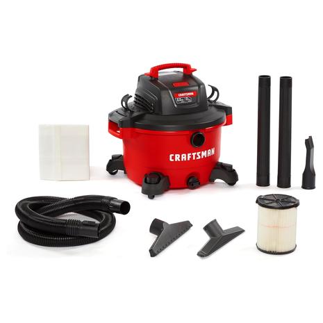 Craftsman 12-Gallon Wet Dry Vac w/ Attachments