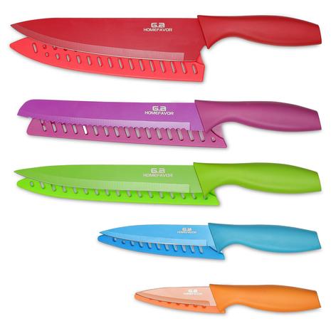 5 Piece Nonstick Knife Set