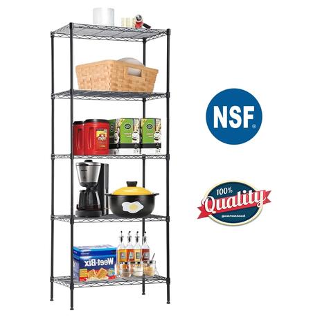 Heavy Duty 5-Shelf Metal Freestanding Shelves