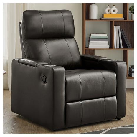 Home Theater Recliner With USB Charging Ports