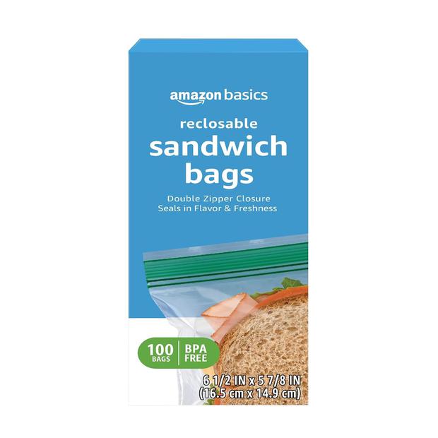 Save Big On Amazon Basics Reclosable Sandwich, Freezer, And Storage Bags