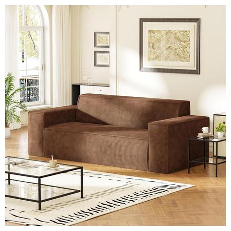 Sofa-In-A-Box Deep Seat Memory Foam Modern Couch