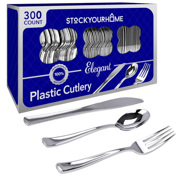 300 Heavy Duty Disposable Cutlery