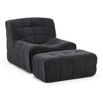 Large Bean Bag Memory Foam Chair w/ Ottoman