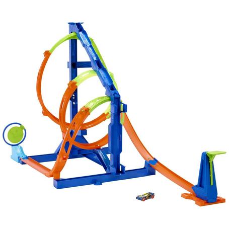 Hot Wheels Action Corkscrew Triple Loop Track Set