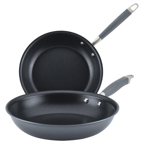 2-Piece Anolon Advanced Home Hard-Anodized Nonstick Skillets