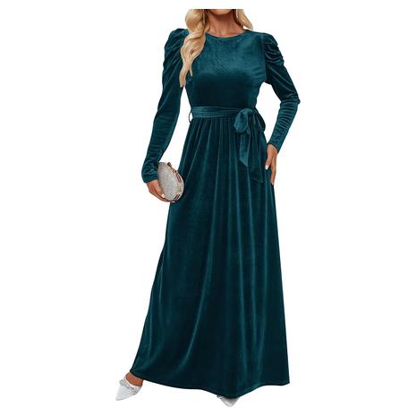 Women's Velvet Maxi Dress (10 Colors)