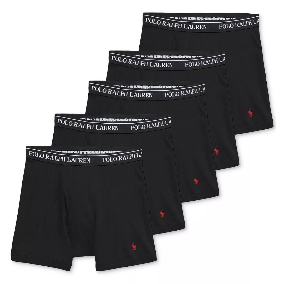 5 Polo Ralph Lauren Boxer Briefs Or Undershirts