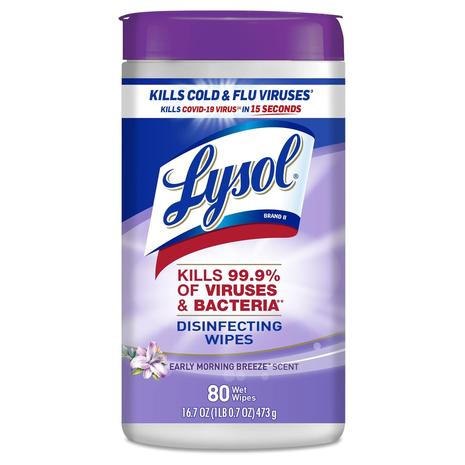 80-Count Lysol Multi-Surface Disinfectant Cleaning Wipes