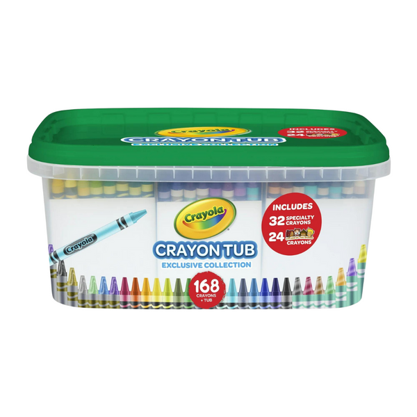 Crayola Crayon Tub With Specialty Crayons