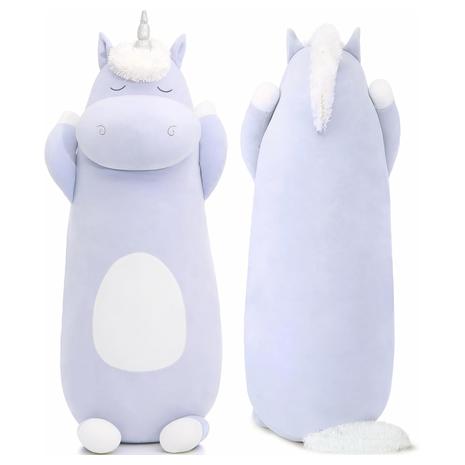 36.2" Plush Unicorn Body Pillow