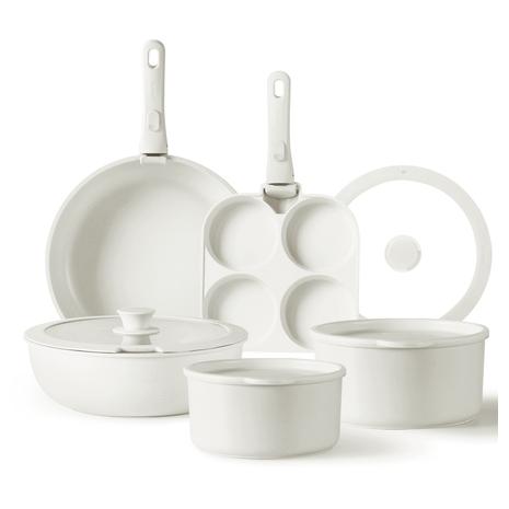 11-Piece Carote Nonstick Pots and Pans Set