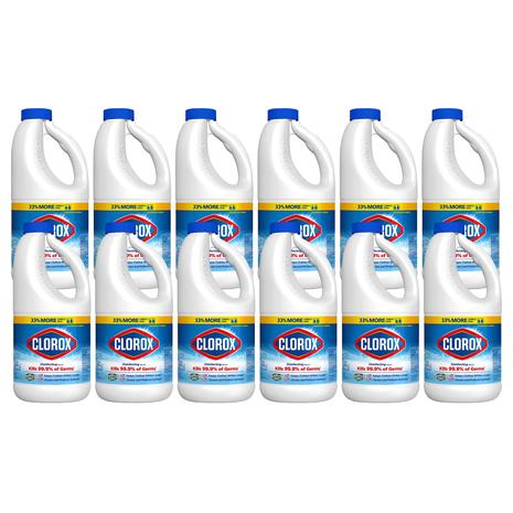 12-Pack Clorox Disinfecting Bleach (43 Oz)