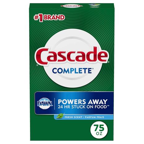 Cascade Complete Powder Dishwasher Detergent (75oz)