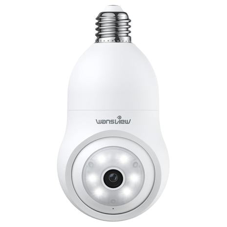 2K Light Bulb Security Camera