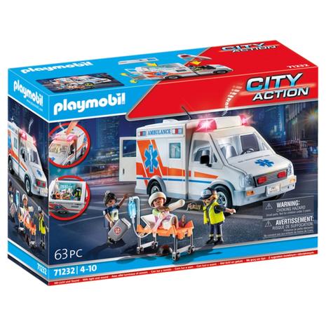 Playmobil Ambulance with Accessories and 3 Figures