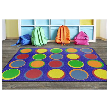 Kids Circle Seating Area Rug