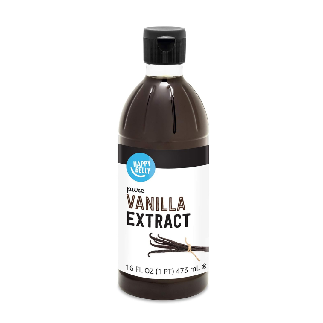 Happy Belly Pure Vanilla Extract 16oz Bottle