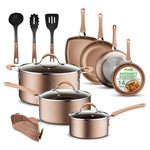 14 Pieces NutriChef Nonstick Cookware Set