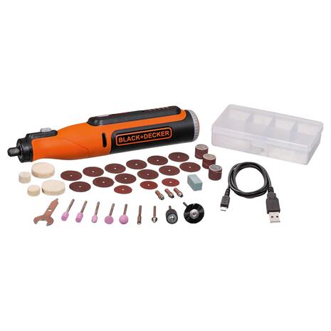 Black+Decker 8V MAX Rotary Tool With Accessory Kit