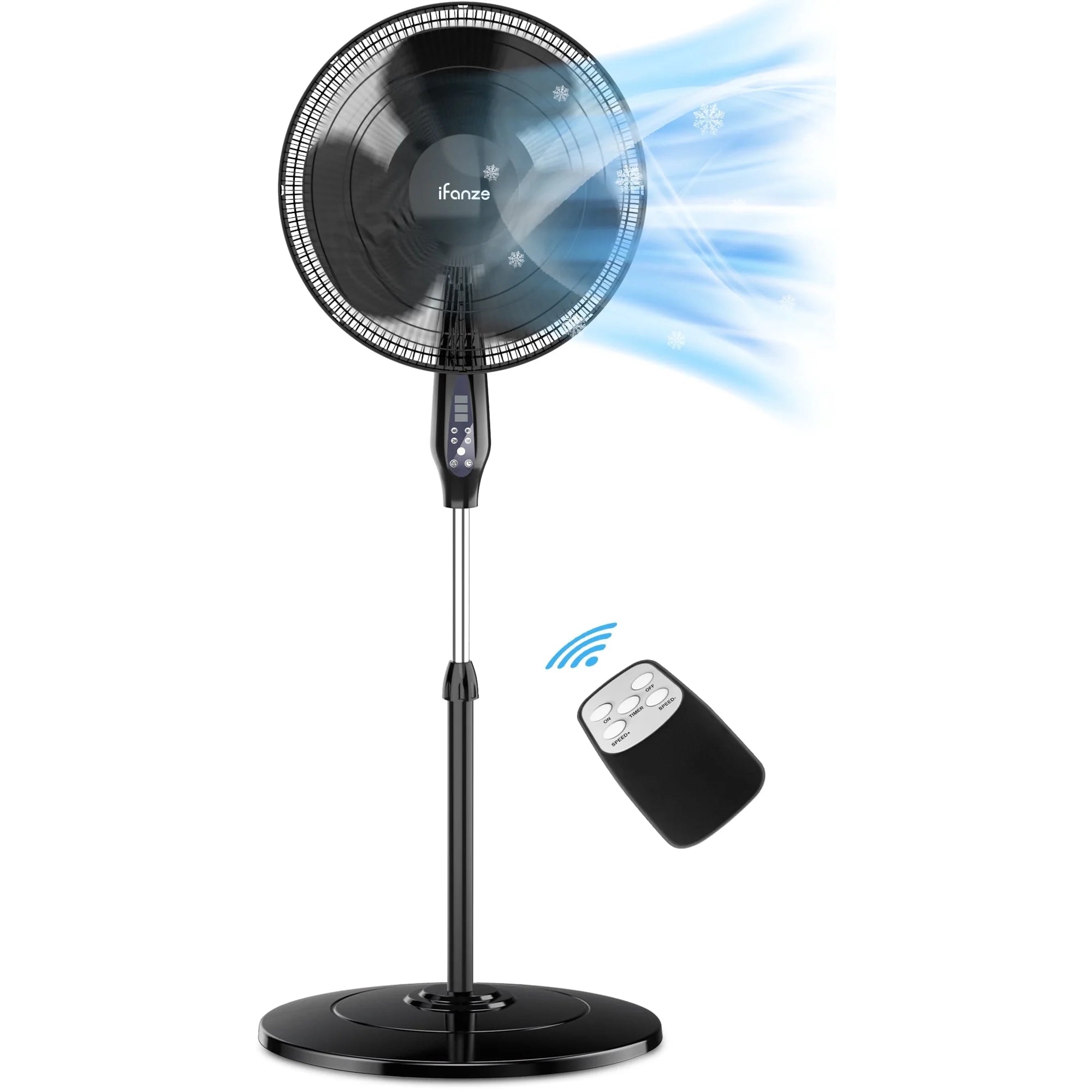 Pedestal Oscillating Fan with Remote Control
