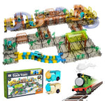 Electric Car Train Set With Magic Tracks Toy