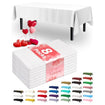 8 Pack Disposable Waterproof Tablecloths