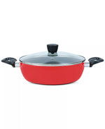 Tools Of The Trade 3-Qt Nonstick Everyday Pan & Lid (Black/Red)