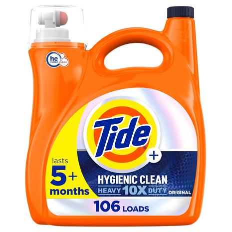 424 Loads Of Tide Hygienic Clean Heavy 10x Duty Liquid Laundry Detergent