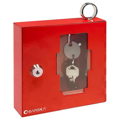 Barska Emergency Key Lock Box with Breakable Glass and Hammer