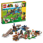 1157-Piece Lego Super Mario Diddy Kong's Mine Cart Ride Expansion Set