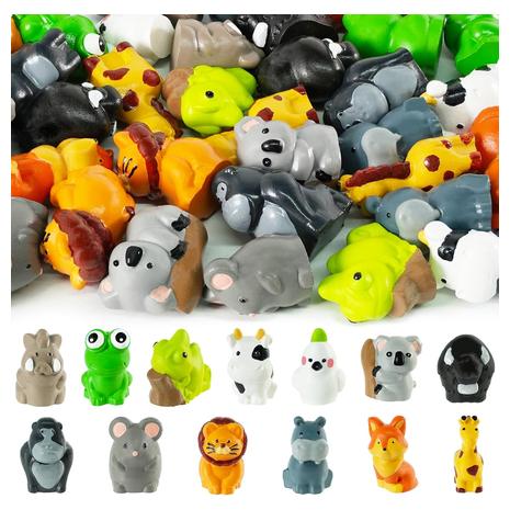 39 Mini Animal Figures