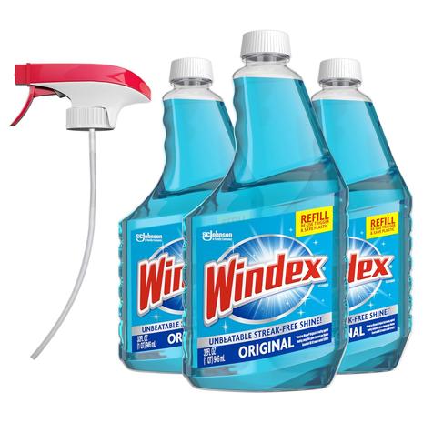 3 Bottles Of Windex