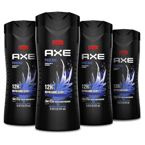 4 AXE Phoenix Body Wash