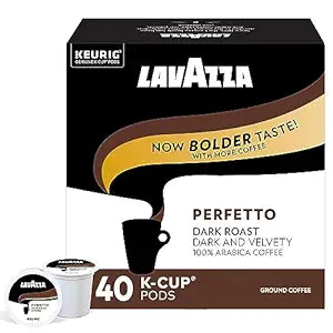 Tazas K de café monodosis Lavazza Perfetto de 40 unidades para cafetera Keurig