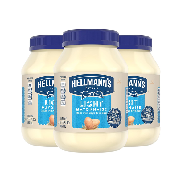 3-Pack Hellmann's Light Mayonnaise