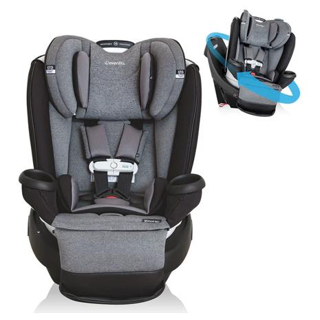 Evenflo Revolve360 Extend Rotational All-in-One Convertible Car Seat With SensorSafe