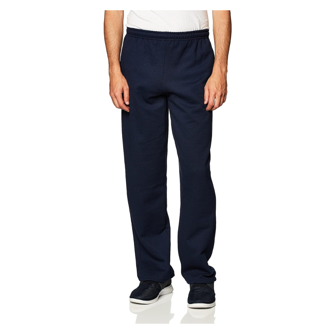 Gildan Adult Fleece Open Bottom Sweatpants with Pockets