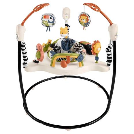 Fisher-Price Baby Bouncer Palm Paradise Jumperoo Activity Center w/ Music Sounds & Lights